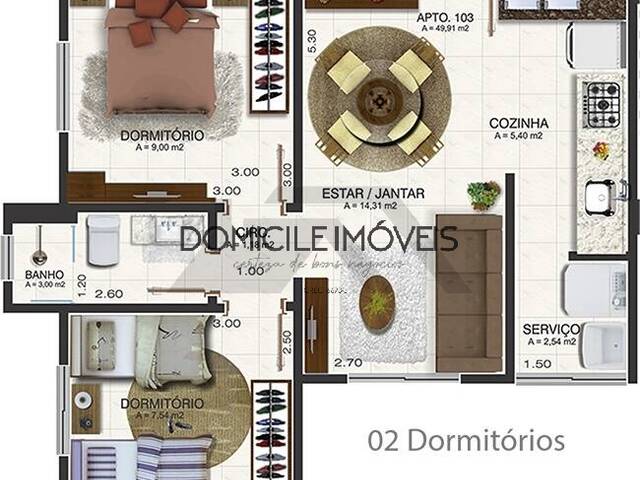 #217 - Apartamento para Venda em Criciúma - SC - 3