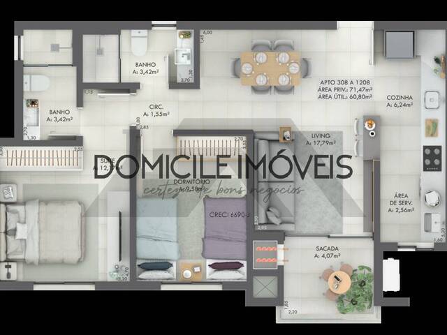 Apartamento para Venda em Criciúma - 5
