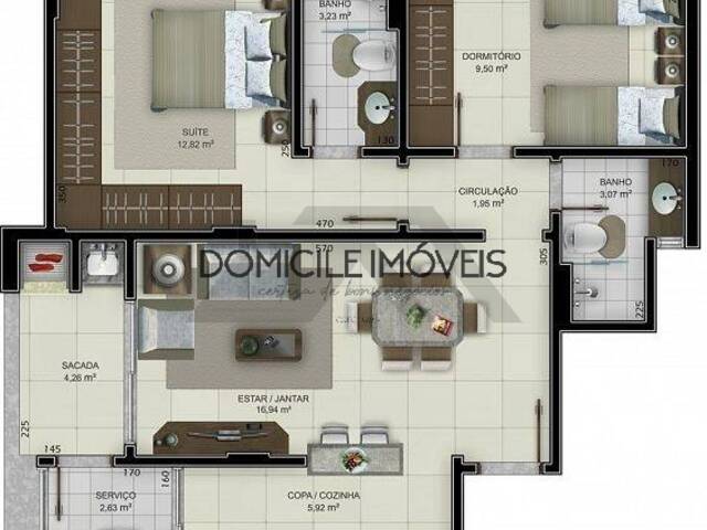 Apartamento para Venda em Criciúma - 3