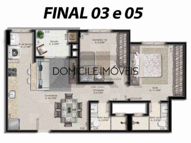 Apartamento para Venda em Criciúma - 3