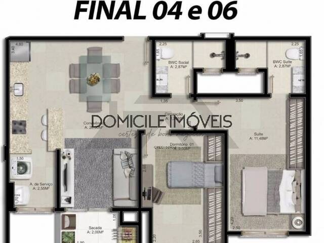 Apartamento para Venda em Criciúma - 4