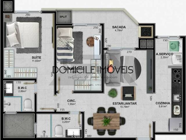 Apartamento para Venda em Criciúma - 1